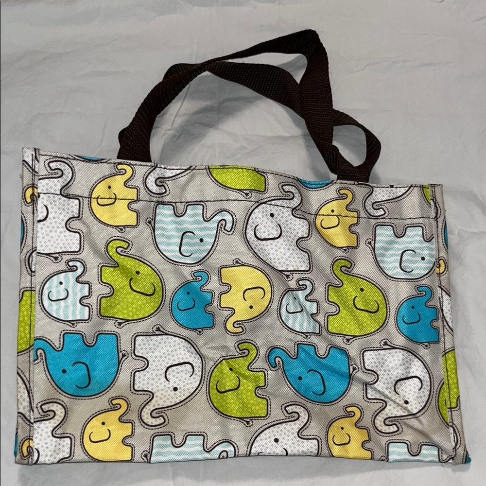 Colorful Elephant Tote Bag